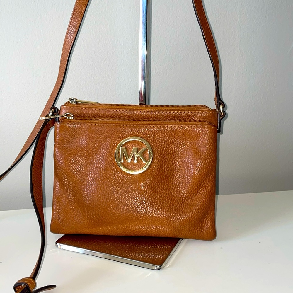 Mk Tan Crossbody - image 1